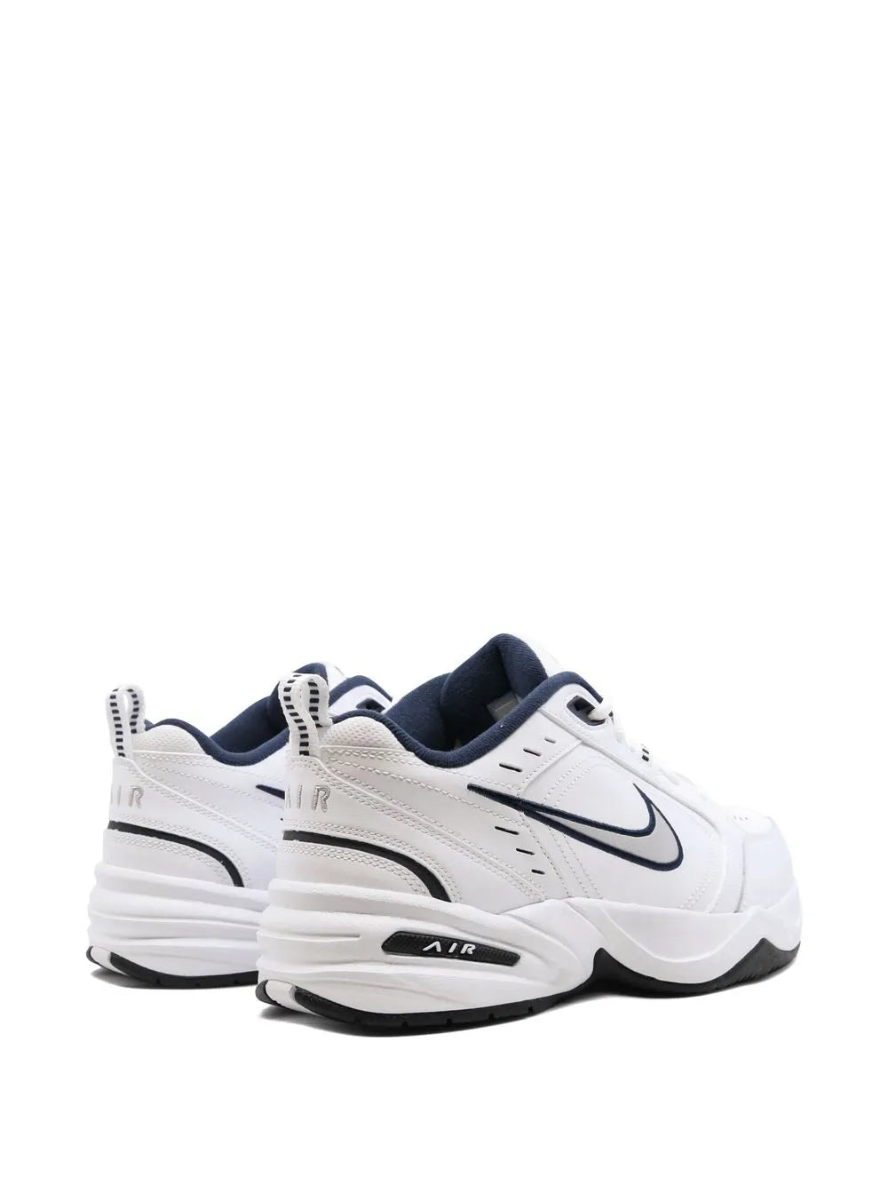 Nike Air Monarch IV (4E) "Whitw/Metallic Silver" sneakers