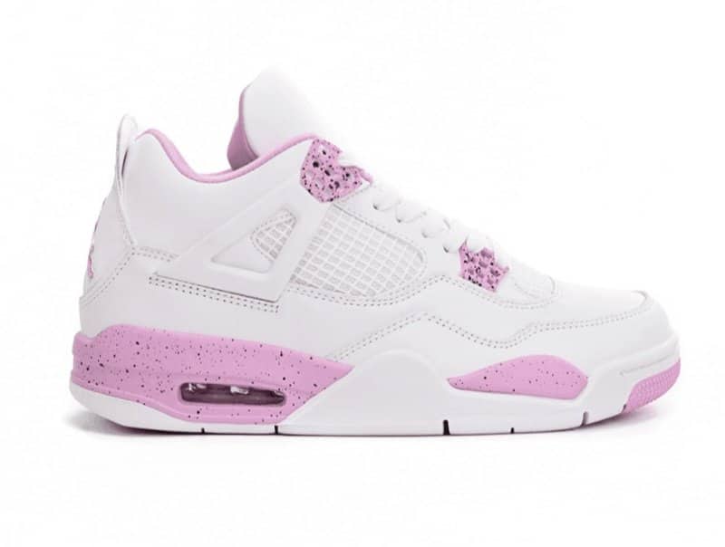 Air Jordan Sneakers For Women White and Pink Oreo women sneakers