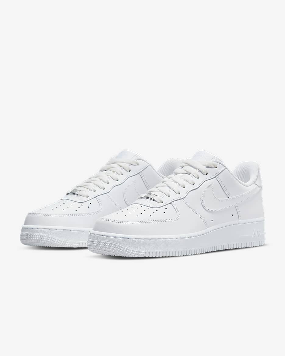 Nike Airforce 1'07 Black & White Sneakers